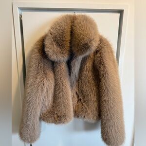 The Frankie Shop Hope Faux Fur Jacket NWOT